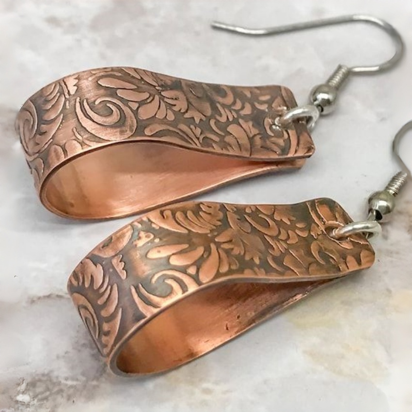Women's Unique Vintage Twisted Geometric Shape Earrings